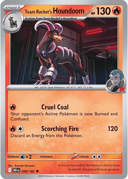 Team Rocket's Houndoom (DRI 038)