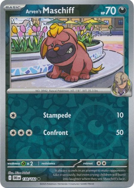 Arven's Maschiff (DRI 138) Reverse Holo