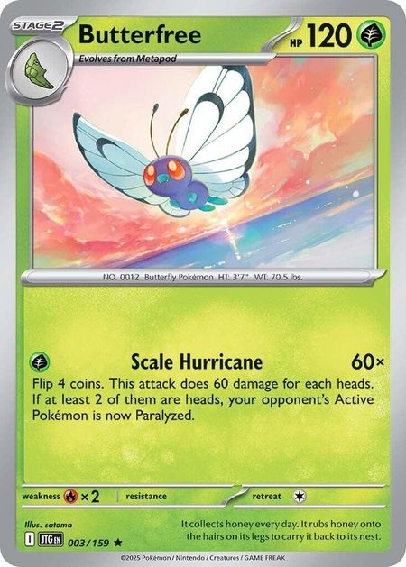Butterfree (JTG 003) HOLO