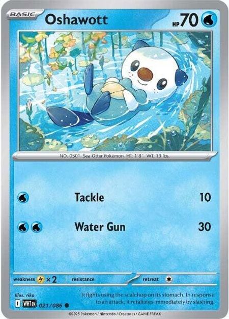 Oshawott (WHT 021)