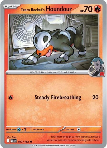 Team Rocket's Houndour (DRI 037)