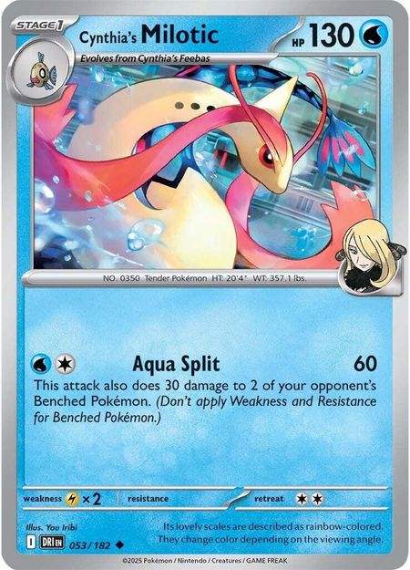 Cynthia's Milotic (DRI 053)