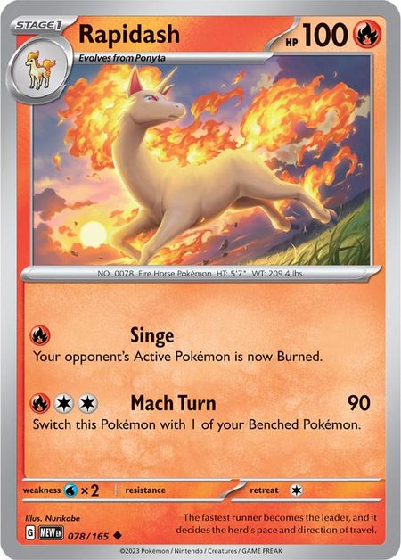 Rapidash (MEW 078)