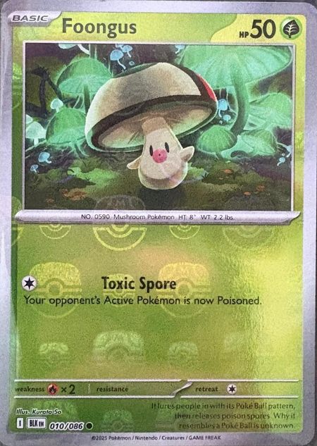 Foongus (BLK 010) Reverse Holo