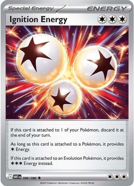 Ignition Energy (WHT 086)