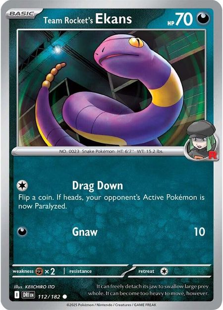 Team Rocket's Ekans (DRI 112)