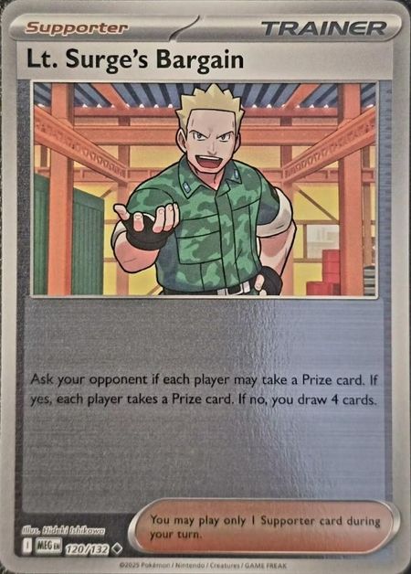 Lt. Surge's Bargain (MEG 120) Reverse Holo