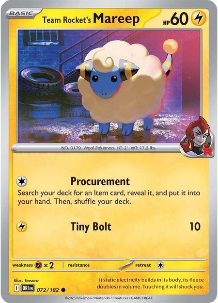 Team Rocket's Mareep (DRI 072)