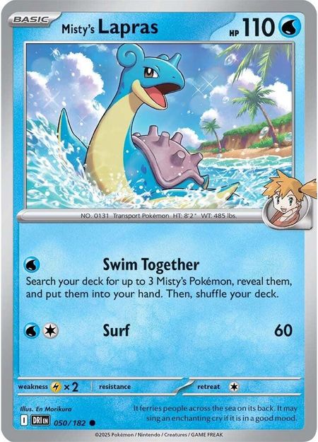 Misty's Lapras (DRI 050)