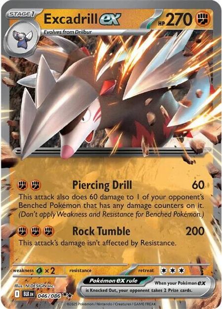 Excadrill Ex ( BLK 046 )