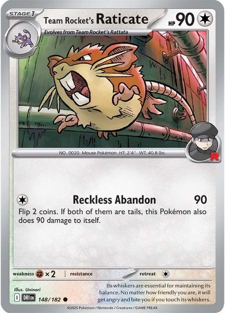 Team Rocket's Raticate (DRI 148)