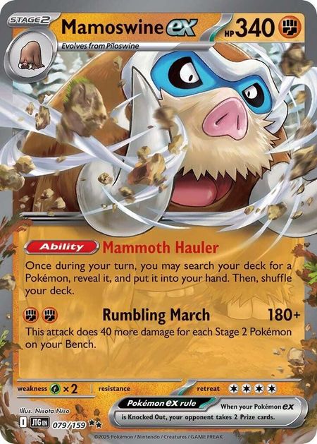Mamoswine Ex (JTG 079)