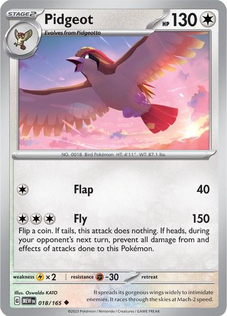 Pidgeot (MEW 018)