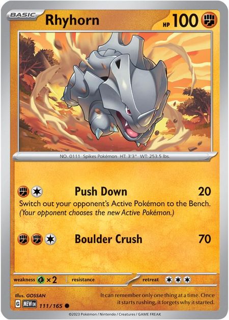 Rhyhorn (MEW 111)
