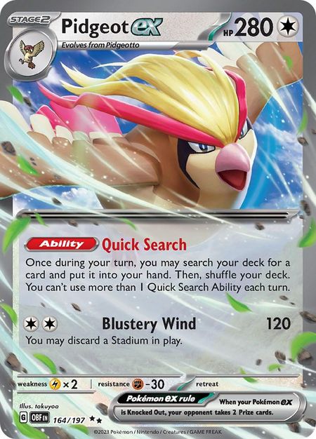 Pidgeot Ex (OBF 164)