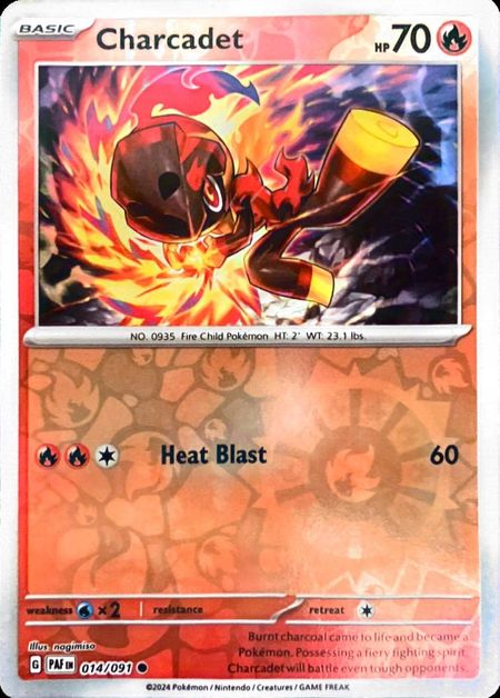 Charcadet (PAF 014) Reverse Holo
