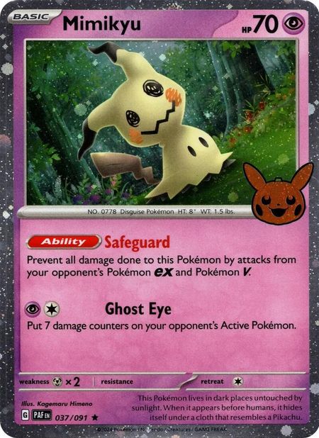Mimikyu (BOO24 PAF 037) HOLO